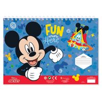 Mickey mouse Mickey Mouse Kleurplaten met Stencil en Stickervel - thumbnail