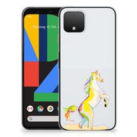 Google Pixel 4 Telefoonhoesje met Naam Horse Color