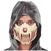 Horror masker skelet tanden - PVC - volwassenen - Halloween - doodskop - verkleedmasker