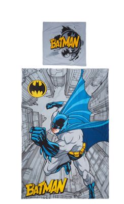 Dc Comics Dekbedovertrek Batman grijs 140 x 200 cm Dc Comics Dekbedovertrek Batman grijs 140 x 200 cm