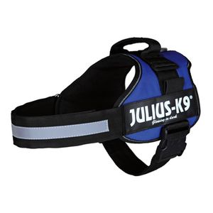 Julius-K9 Powerharness XXL Blauw Polyester Hond Vestharnas