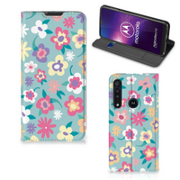 Motorola One Macro Smart Cover Flower Power - thumbnail