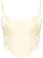 ZIMMERMANN haut-corset en soie - Jaune