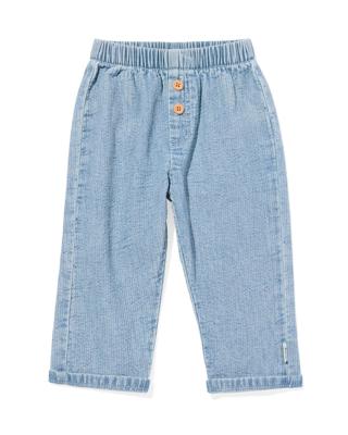 HEMA Newborn broek comfy fit denim (denim)