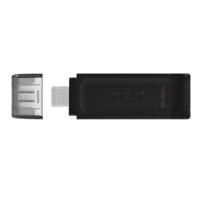 USB stick Kingston 70 Zwart 64 GB (1 Stuks)