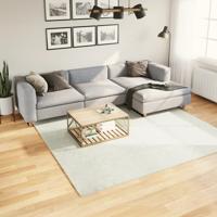 Vloerkleed OVIEDO laagpolig 240x240 cm crèmekleurig