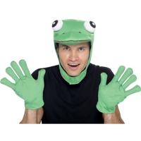 Verkleedset kikker - groen - verkleden - verkleedfeestje - carnaval - dieren verkleedset
