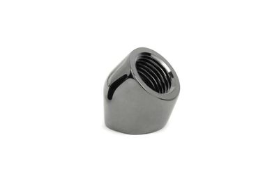 EKWB EK-AF Angled 45° 2F G1/4 - Black Nickel waterkoeling