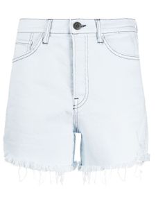 3x1 short en jean à bords francs - Bleu