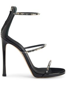 Giuseppe Zanotti sandales Harmony Dark Colorful 120 mm - Noir