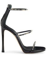 Giuseppe Zanotti sandales Harmony Dark Colorful 120 mm - Noir - thumbnail