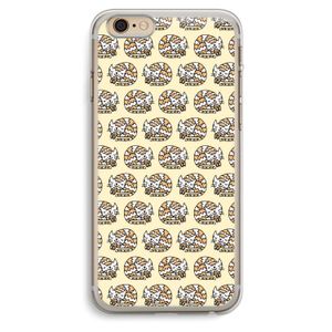 Slapende poes: iPhone 6 Plus / 6S Plus Transparant Hoesje