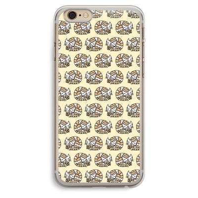 Slapende poes: iPhone 6 Plus / 6S Plus Transparant Hoesje