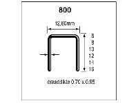 Dutack Niet serie 800 CRvs 8 mm doos 10 duizend