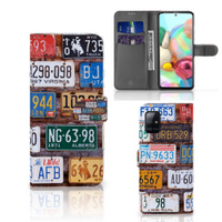 Samsung Galaxy A71 Telefoonhoesje met foto Kentekenplaten - thumbnail