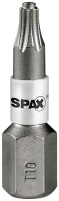 Spax schroefbit T-star Torx TX10 wit (5st)