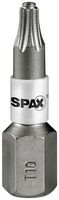Spax schroefbit T-star Torx TX10 wit (5st)