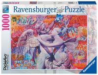 Ravensburger puzzel 1000 stukjes Cupido en Psyche verliefd