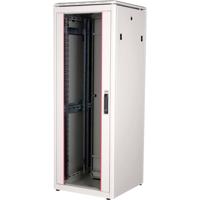 ROLINE 19-inch netwerkkast Pro 32 U, 600x600 BxD Glazen deur grijs