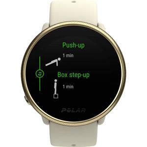 Polar Ignite 2 Sporthorloge met geïntegreerde sensor 30 mm S/L Champagne