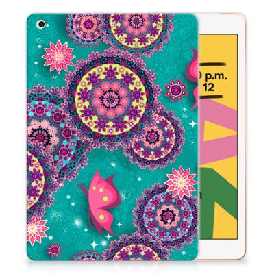 Apple iPad 10.2 | iPad 10.2 (2020) | 10.2 (2021) Tablethoes Cirkels en Vlinders Apple iPad 10.2 | iPad 10.2 (2020) | 10.2 (2021) Tablethoes Cirkels en Vlinders