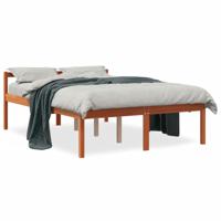 Seniorenbed massief grenenhout wasbruin 120x190 cm