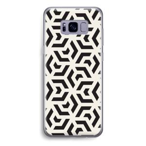 Crazy pattern: Samsung Galaxy S8 Transparant Hoesje