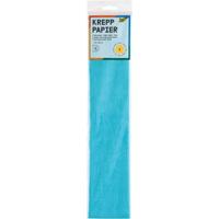 Crepepapier folia 50x250cm 10vel 120 lichtblauw | 10 stuks