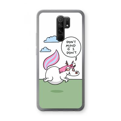 Unicorn: Xiaomi Redmi 9 Transparant Hoesje