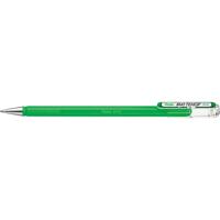 Gelschrijver pentel k110 mattehop m groen | 12 stuks