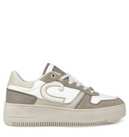 Cruyff - Campo Low Tall taupe sneakers Leerlook Dames