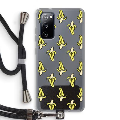 Bananas: Samsung Galaxy S20 FE / S20 FE 5G Transparant Hoesje met koord