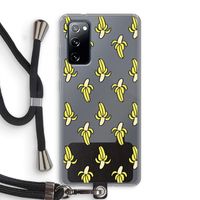 Bananas: Samsung Galaxy S20 FE / S20 FE 5G Transparant Hoesje met koord