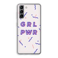 GRL PWR: Samsung Galaxy S21 Transparant Hoesje