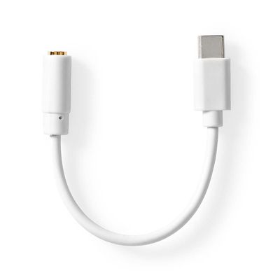 Nedis USB-C Adapter | 0.10 m | Wit | 1 stuks - CCGB65950WT01 CCGB65950WT01