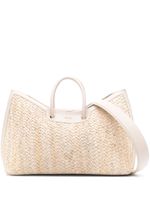 Cult Gaia Idalia interwoven tote bag - Tons neutres