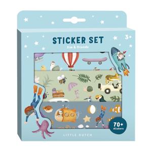 Little Dutch stickerdoos jim & friends, 3 vellen