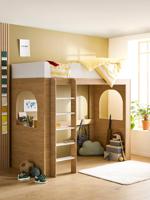 3-in-1 hoogslaper hout