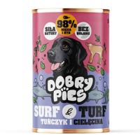 DOBRY PIES Surf & Turf Tuna and veal - natvoer voor honden - 400g
