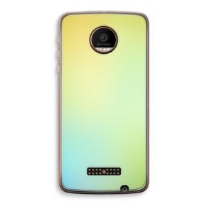 Minty mist pastel: Motorola Moto Z Force Transparant Hoesje