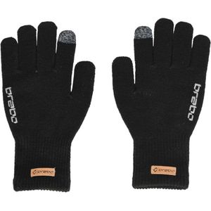 Brabo Wintergloves Swipe Black With Logo