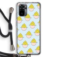 Citroenen: Xiaomi Redmi Note 10 Pro Transparant Hoesje met koord