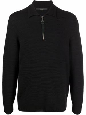 Billionaire pull à fermeture zippée - Noir
