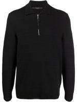Billionaire pull à fermeture zippée - Noir
