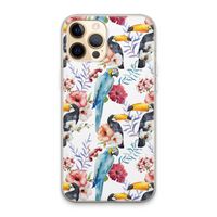 Bloemen tukan: iPhone 13 Pro Max Transparant Hoesje