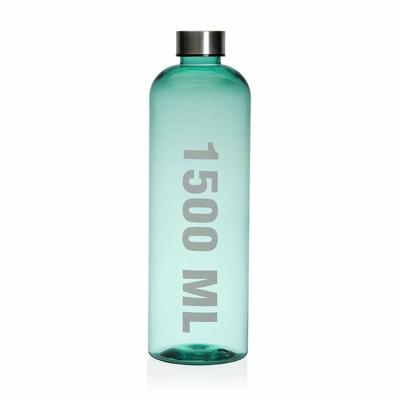 Waterfles Versa Groen 1,5 L Staal polyestyreen Samengesteld 9 x 29 x 9 cm