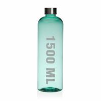 Waterfles Versa Groen 1,5 L Staal polyestyreen Samengesteld 9 x 29 x 9 cm