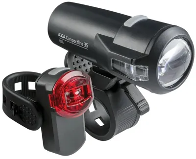 Verlichtingsset Axa Compactline 35 USB oplaadbaar