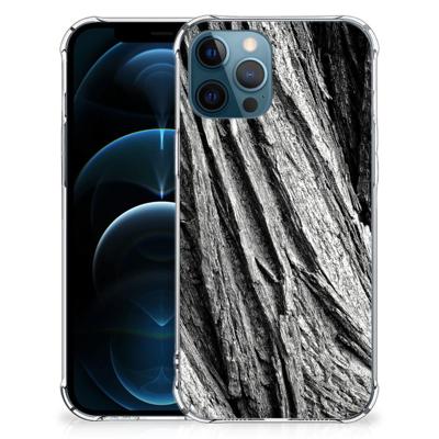 Stevig Telefoonhoesje iPhone 12 | 12 Pro Boomschors Grijs Stevig Telefoonhoesje iPhone 12 | 12 Pro Boomschors Grijs