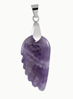 Amethist Engelvleugel Ketting - Sieraden - Spiritueelboek.nl
